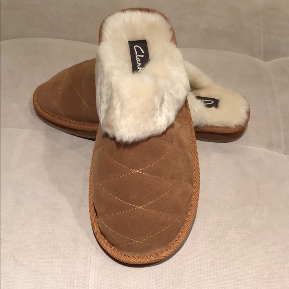 Clark’s Ginger Women’s Quilted Open Back Slippers